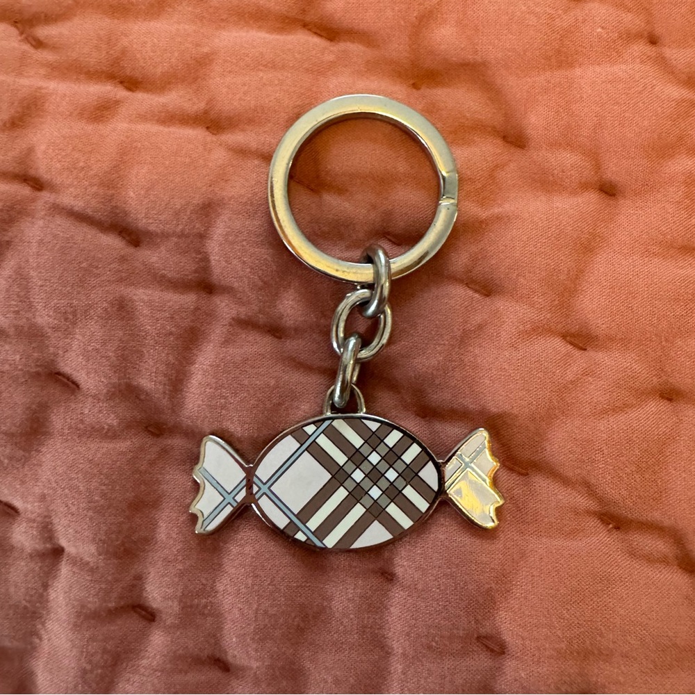 BURBERRY KEYCHAIN - PINK NOVA CHECK